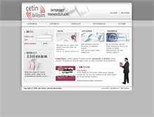 Tablet Screenshot of cetinbilisim.com